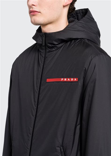 herren prada jacke|prada raincoat men's.